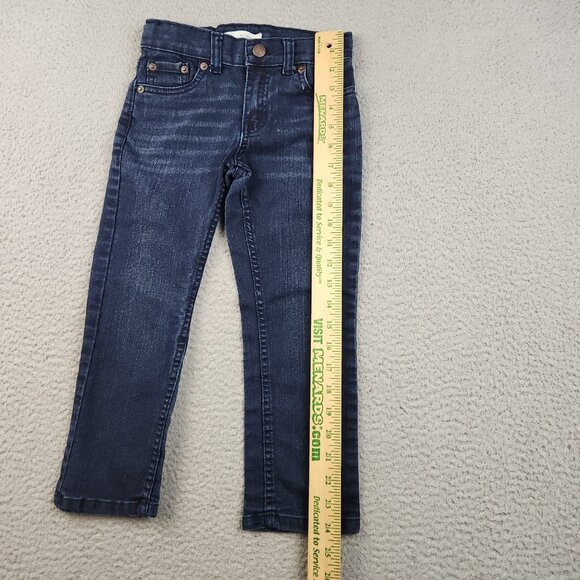Levis 511 Jeans Boys 5 Reg Blue Slim Fit Stretch Modern Denim Classic American - Picture 6 of 11